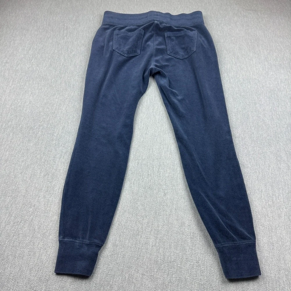 True Religion Pants‎ Mens Medium Blue Velour Velvet Joggers Sweatpants Lounge